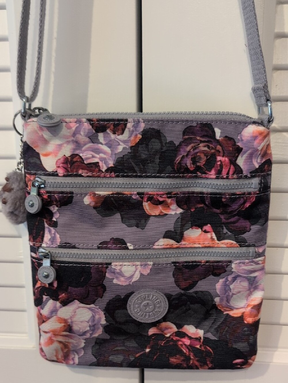 Kipling Keiko Crossbody "Kissing Floral" - Picture 3 of 12